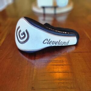 Cleveland Golf Launcher Hybrid Headcover White Black Utility Wood Cover